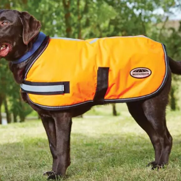 WEATHERBEETA ComFiTec Reflective Parka Dog Coat - Size 18" - Picture 2 of 8